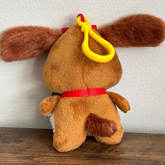 NWT Dr Seuss Grinch MAX DOG Christmas Aurora Plush Stuffed Animal Keychain Clip - Picture 8 of 10